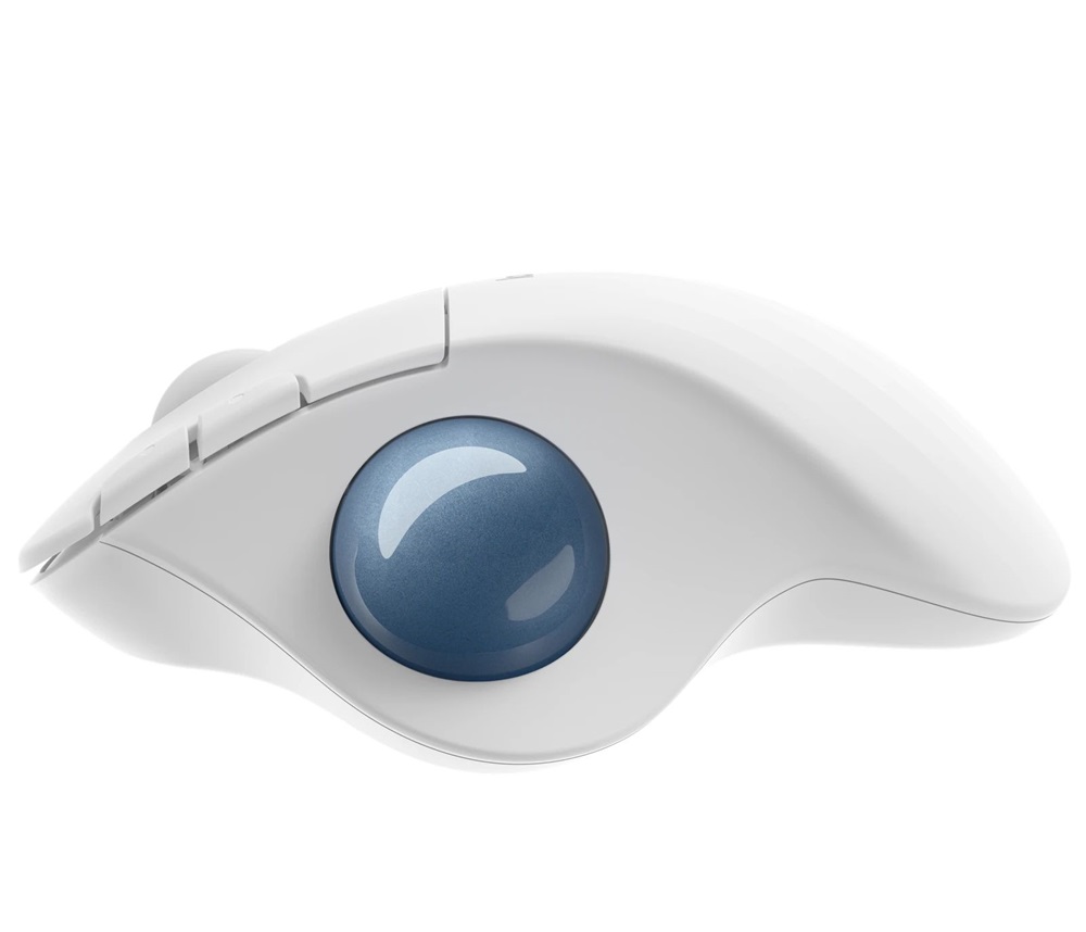 Logitech Ergo M575s vezeték nélküli fehér Trackball egér