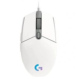 Logitech G102 Lightsync fehér gamer egér