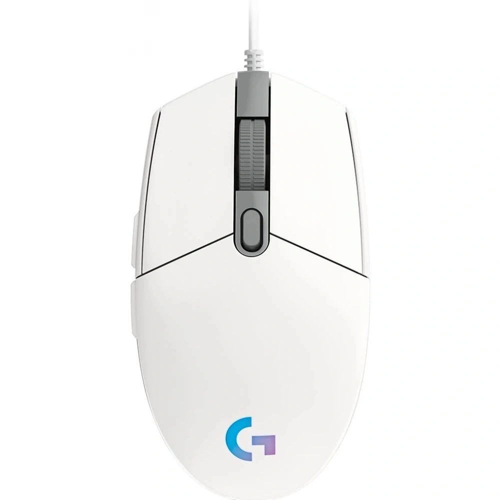 Logitech G102 Lightsync fehér gamer egér