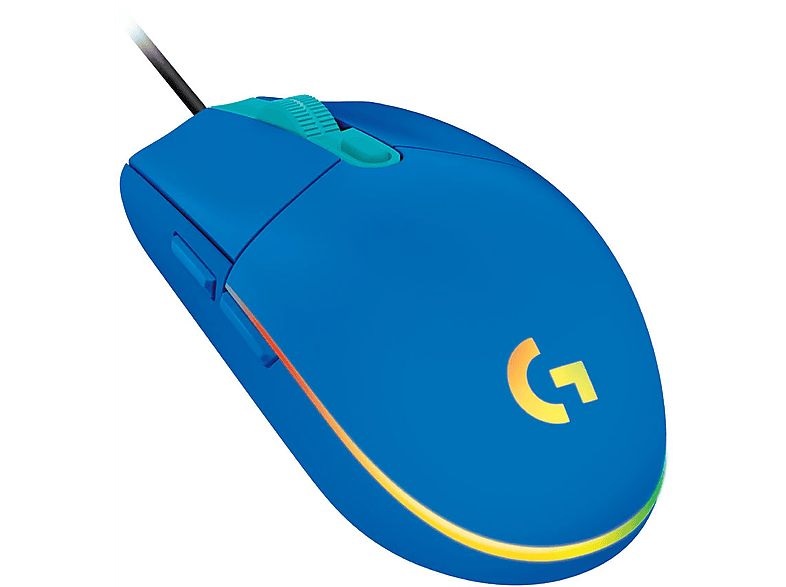 Logitech G102 Lightsync kék gamer egér