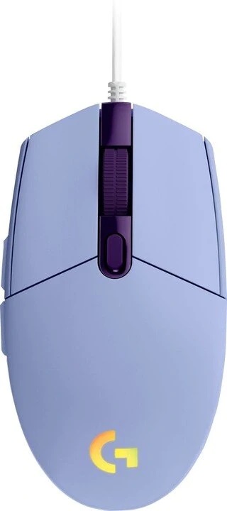 Logitech G102 Lightsync lila gamer egér