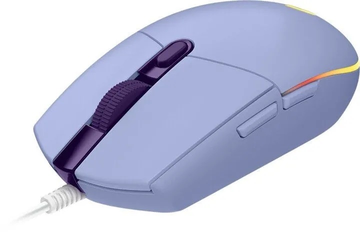 Logitech G102 Lightsync lila gamer egér