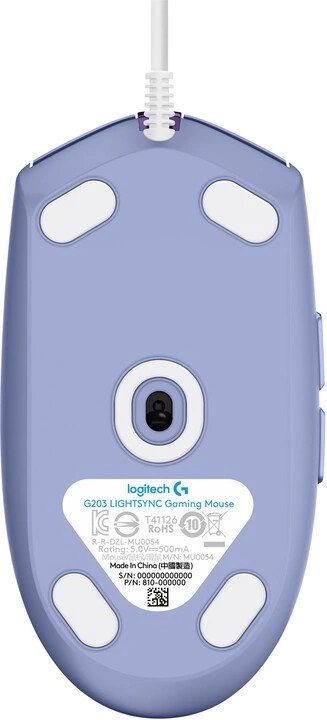 Logitech G102 Lightsync lila gamer egér