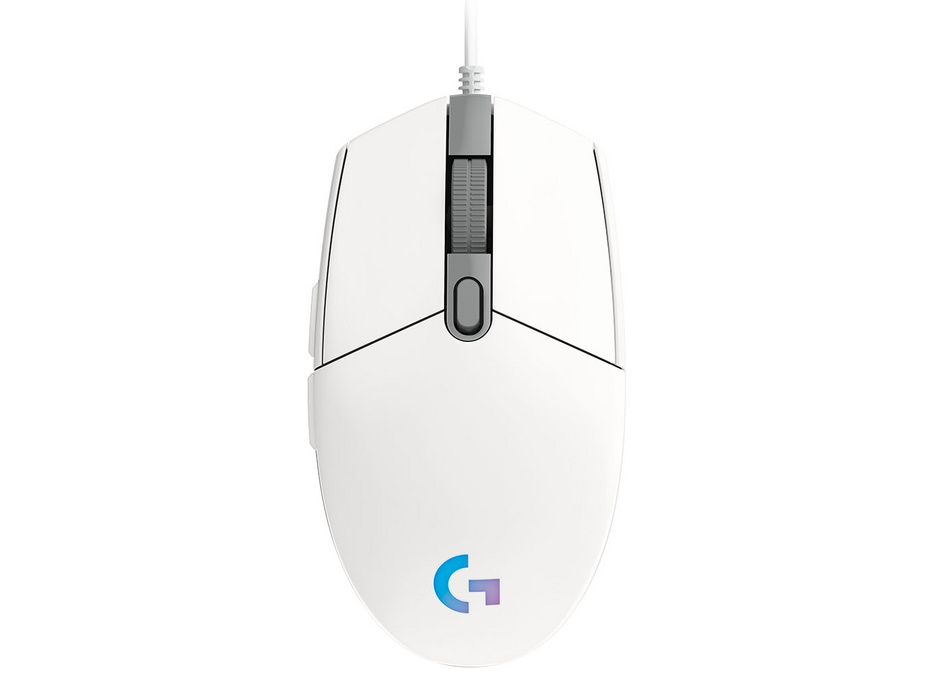 Logitech G203 Lightsync fehér gamer egér