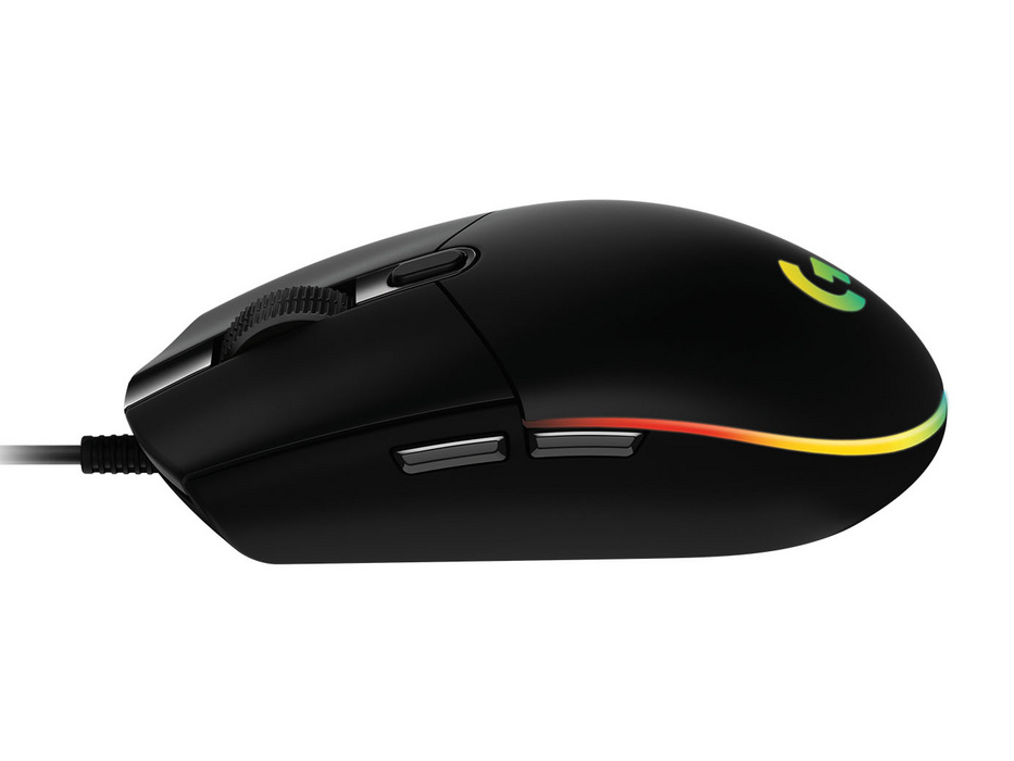 Logitech G203 Lightsync fekete gamer egér