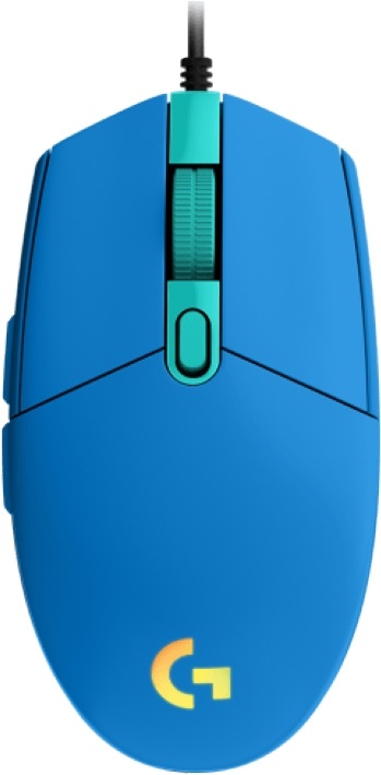 Logitech G203 Lightsync kék gamer egér