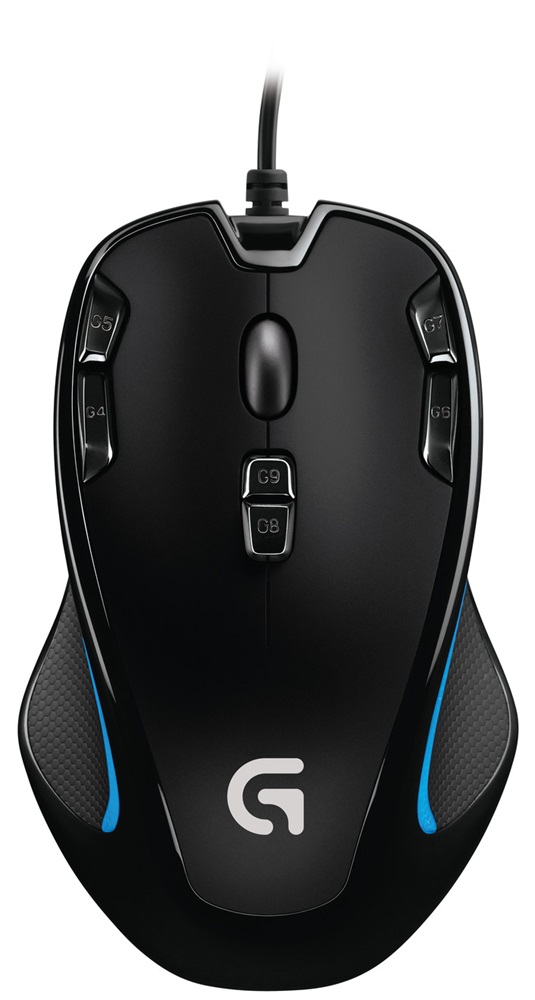 Logitech G300s USB fekete gamer egér