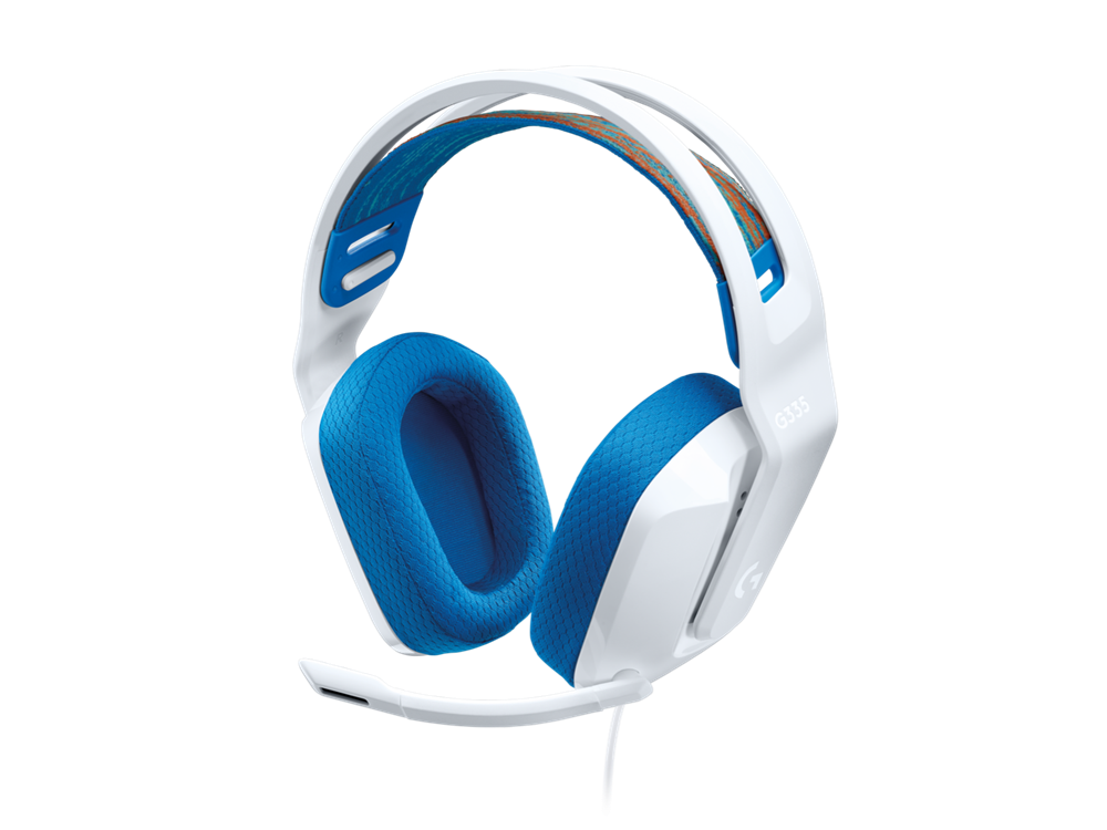 Logitech G335 fehér gamer headset