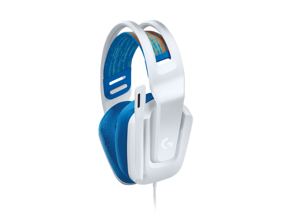 Logitech G335 fehér gamer headset
