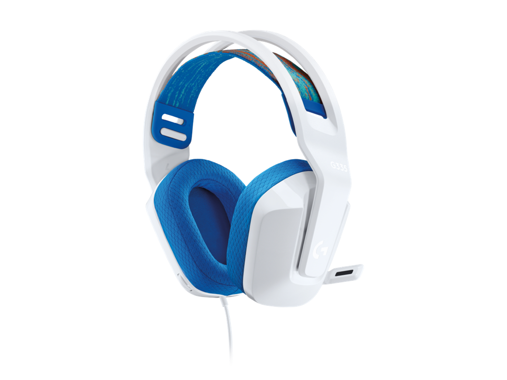 Logitech G335 fehér gamer headset