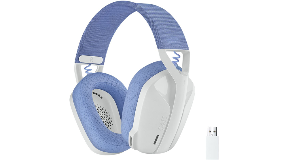 Logitech G435 Lightspeed Wireless fehér gamer headset