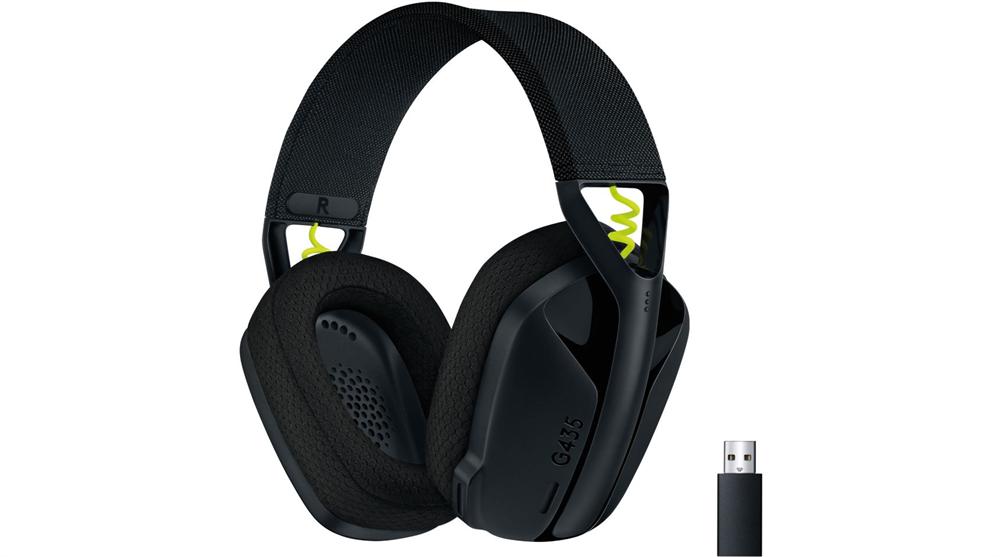 Logitech G435 Lightspeed Wireless fekete gamer headset