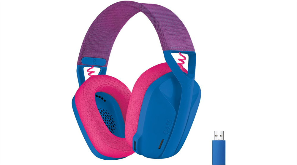 Logitech G435 Lightspeed Wireless kék gamer headset + Logitech G Pro Hero Gaming USB egér