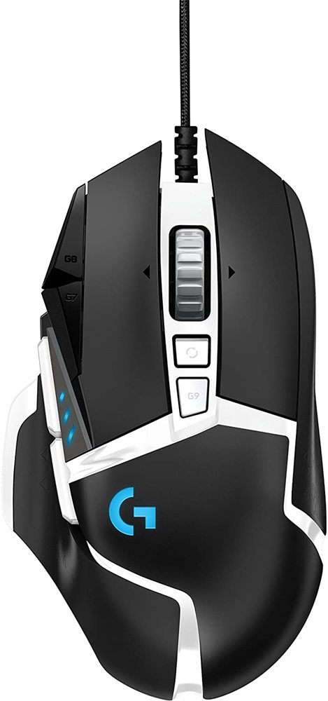 Logitech G502 SE HERO fekete-fehér gamer egér