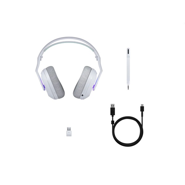 Logitech G522 Lightspeed vezeték nélküli fehér gamer headset