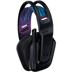 Logitech G535 Lightspeed vezeték nélküli fekete gamer headset (Újracsomagolt)