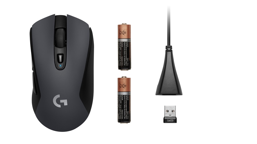 Logitech G603 Lightspeed BT fekete vezeték nélküli gamer egér