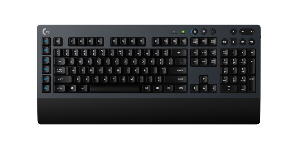 Logitech G613 Carbon UK USB vezeték nélüli sötétszürke mechanikus gamer billentyűzet