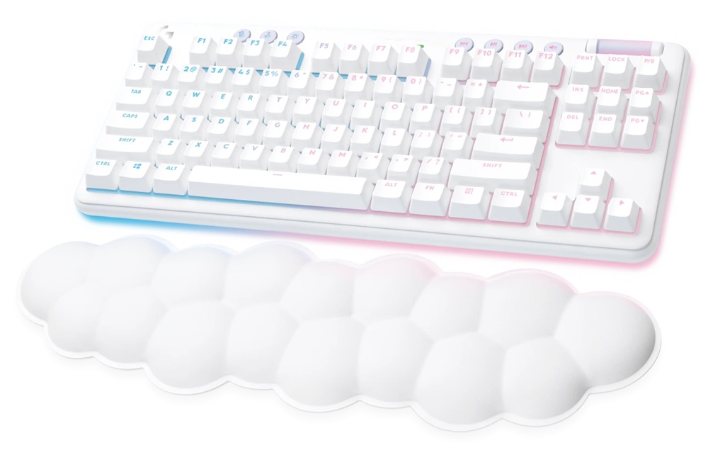 Logitech G715 UK Linear vezeték nélküli fehér gamer billentyűzet