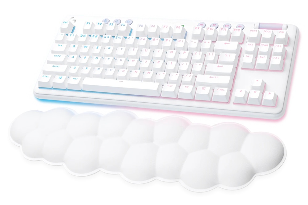 Logitech G715 UK Tactile vezeték nélküli fehér gamer billentyűzet