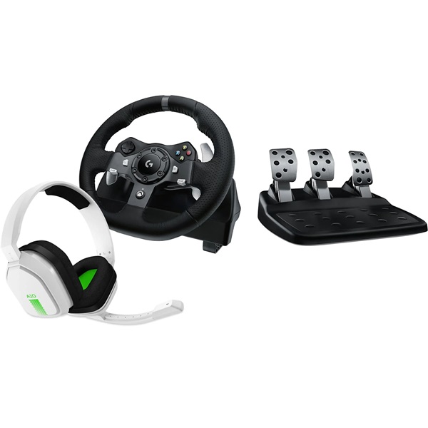 Logitech G920 Driving Force PC/XBox kormány + ASTRO A10 headset csomag (Újszerű)