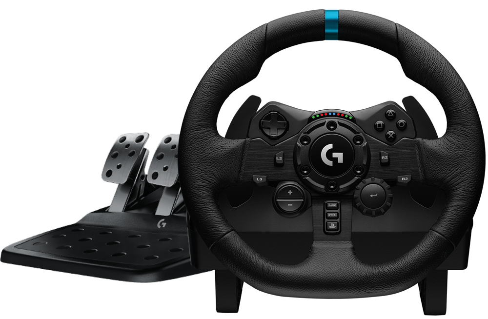 Logitech G923 Racing Wheel and Pedals PS4/PS5/PC kormány + pedálsor