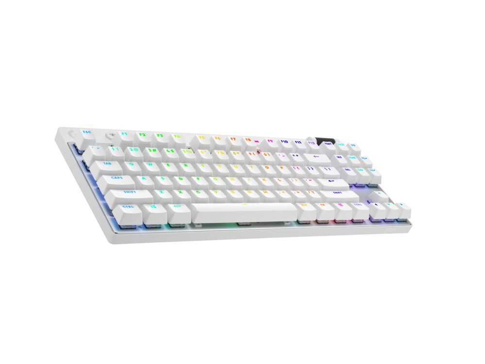 Logitech G PRO X TKL LIGHTSPEED US vezeték nélküli RGB fehér gamer billentyűzet