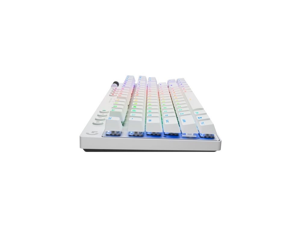 Logitech G PRO X TKL LIGHTSPEED US vezeték nélküli RGB fehér gamer billentyűzet