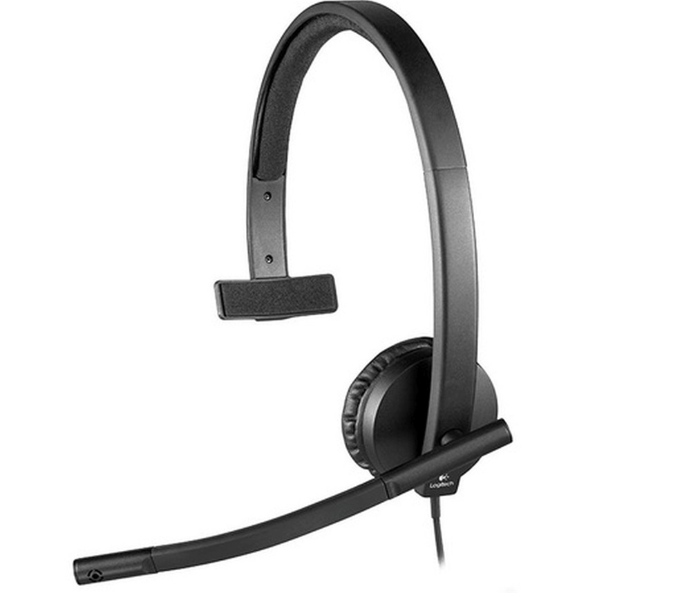 Logitech H570e USB fekete mono headset