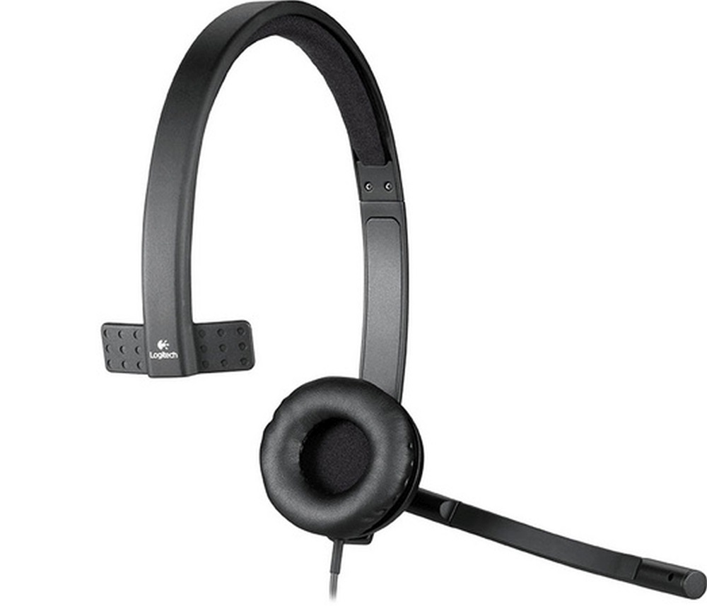 Logitech H570e USB fekete mono headset