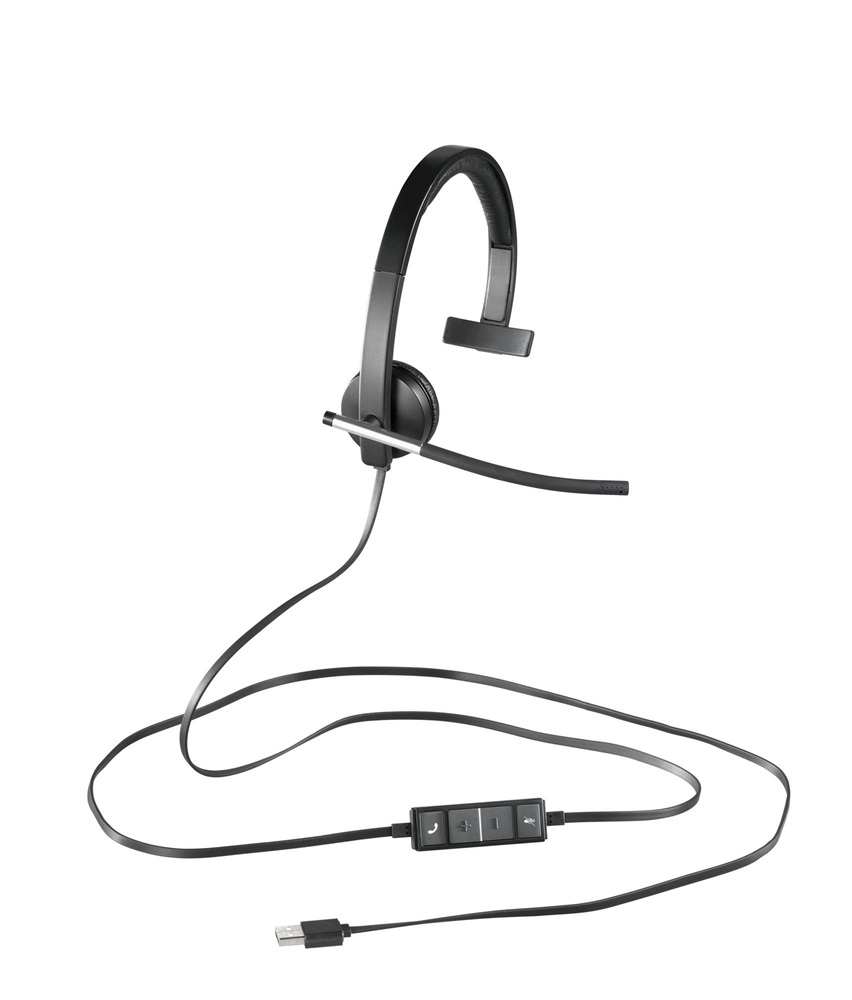 Logitech H650e USB fekete mono headset
