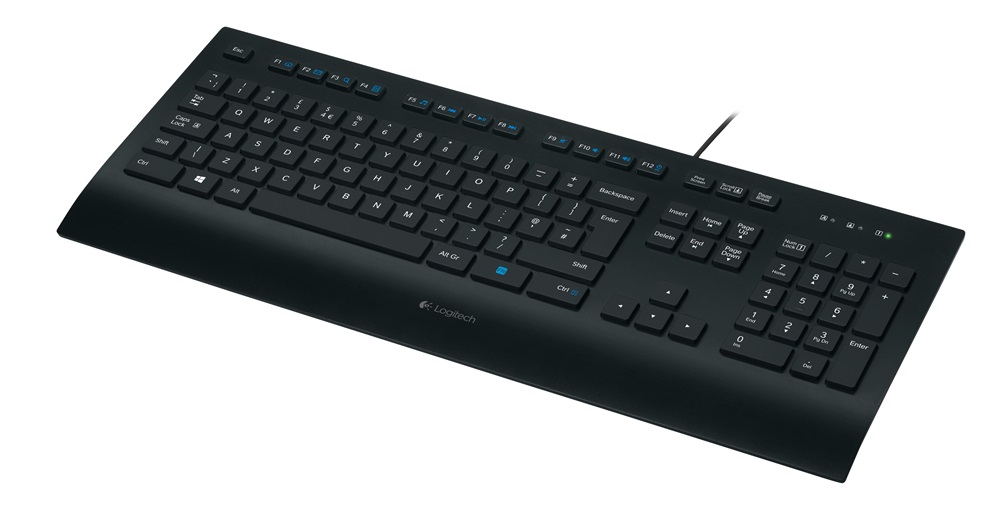 Logitech K280E DEU USB fekete billentyűzet