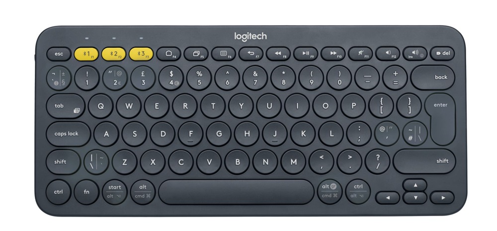 Logitech K380 Multi-device UK Bluetooth sötétszürke billentyűzet