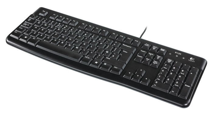 Logitech K120 HUN USB fekete billentyűzet