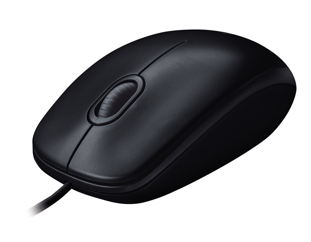 Logitech M100 USB fekete egér