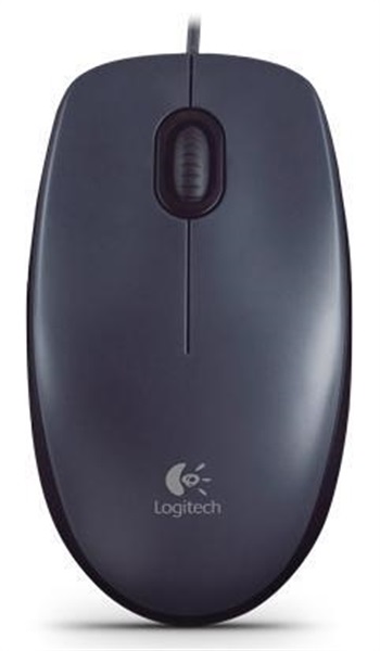 Logitech M100 USB fekete egér