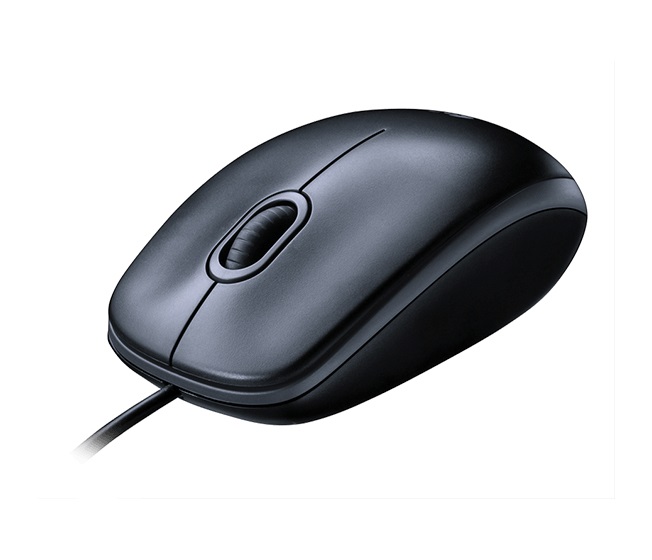 Logitech M100 USB fekete egér
