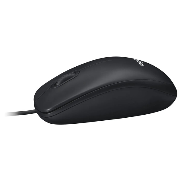 Logitech M100 USB fekete egér