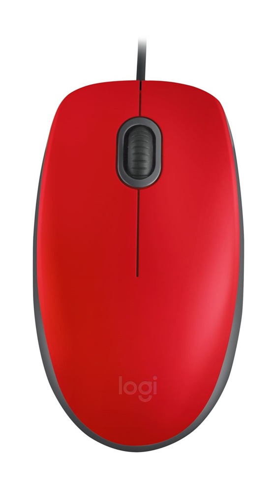 Logitech M110 Silent piros egér