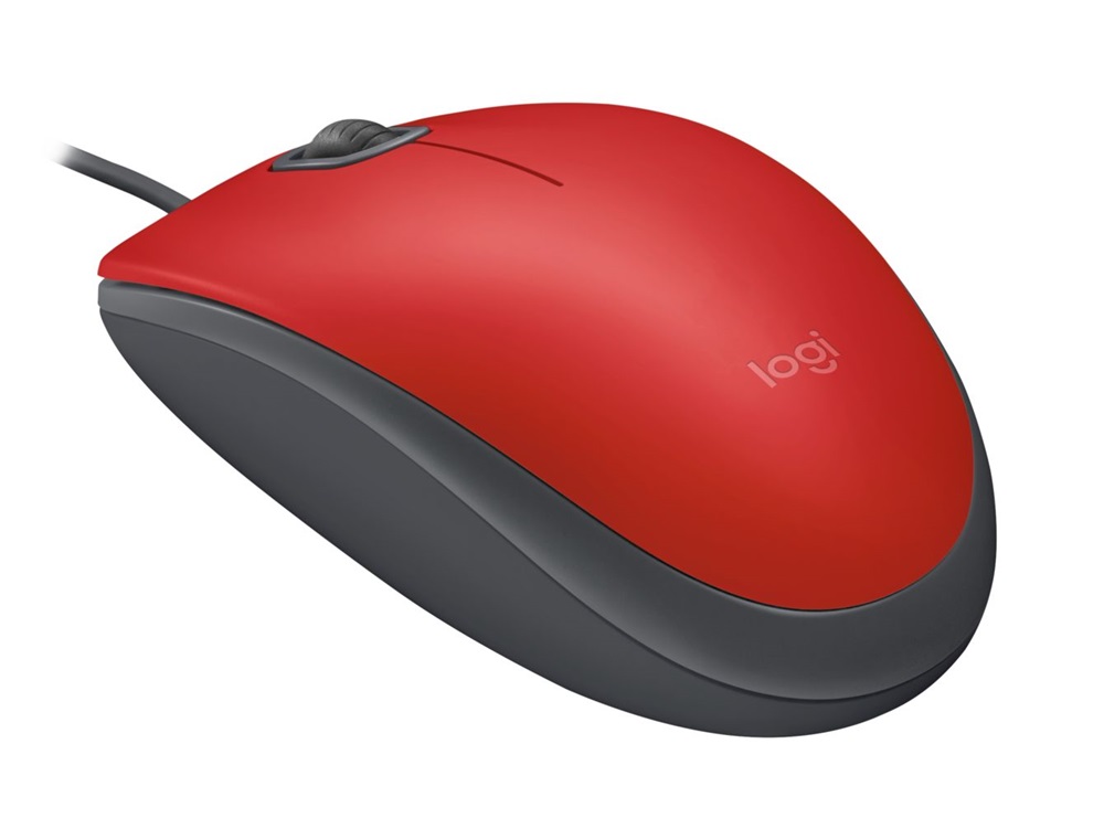 Logitech M110 Silent piros egér