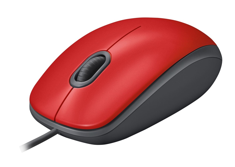 Logitech M110 Silent piros egér