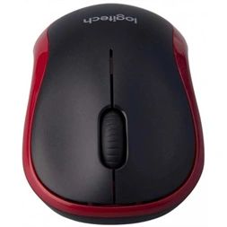 Logitech M185 vezeték nélküli piros notebook egér