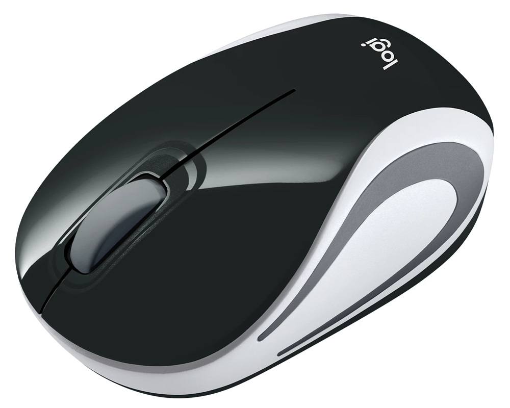 Logitech M187 vezeték nélküli fekete notebook egér