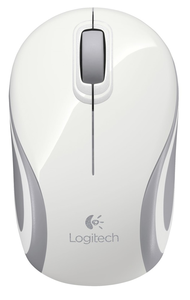 Logitech M187 vezeték nélküli fehér notebook egér
