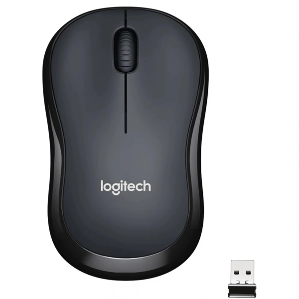 Logitech M220 Silent vezeték nélküli fekete egér