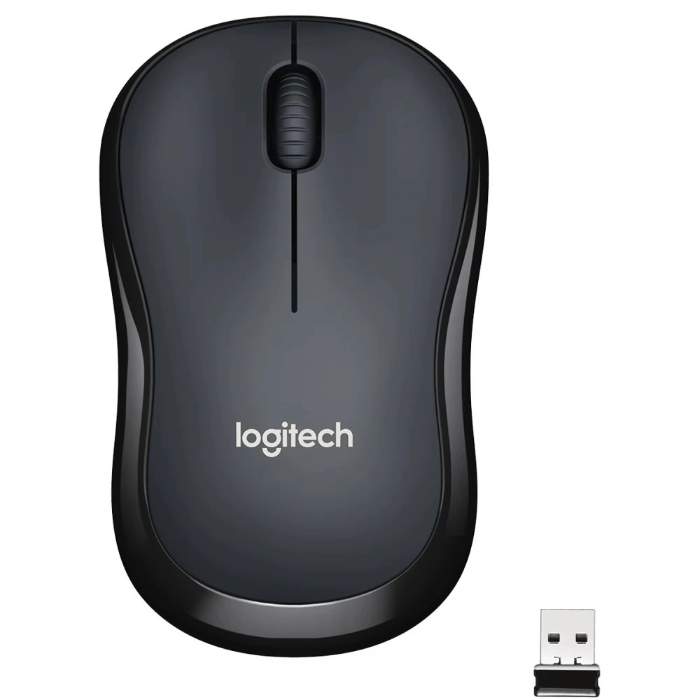 Logitech M220 Silent vezeték nélküli fekete egér