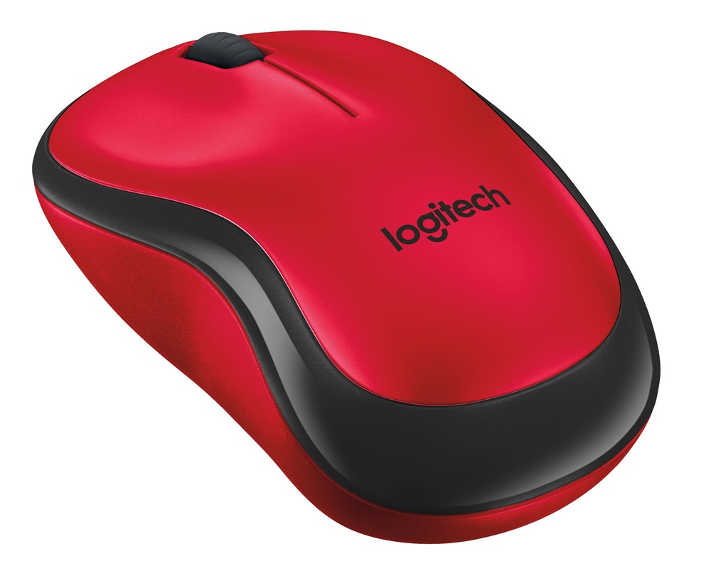 Logitech M220 Silent vezeték nélküli piros egér