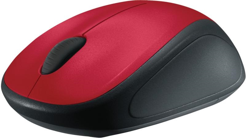 Logitech M235 vezeték nélküli piros notebook egér