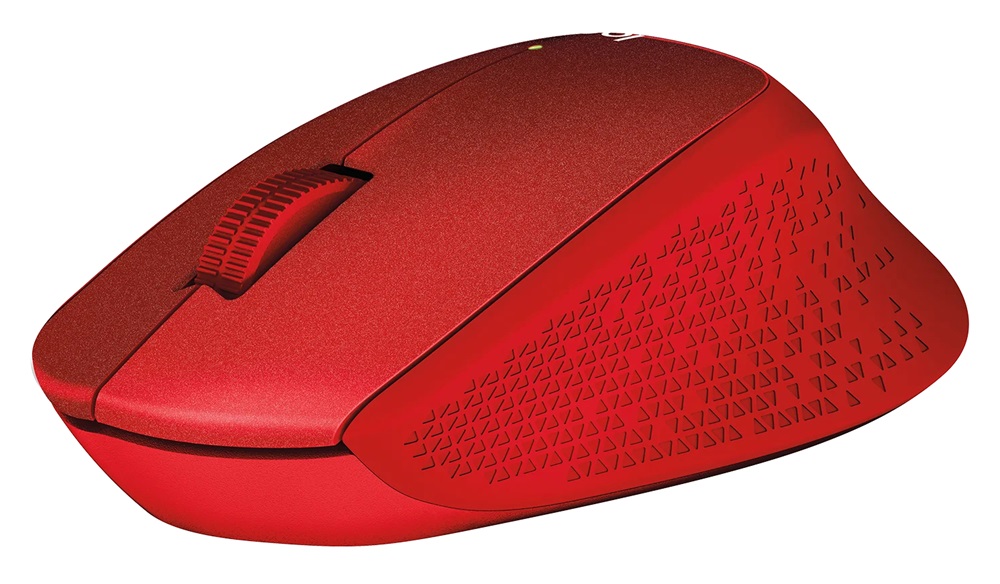 Logitech M330 Silent vezeték nélküli piros egér
