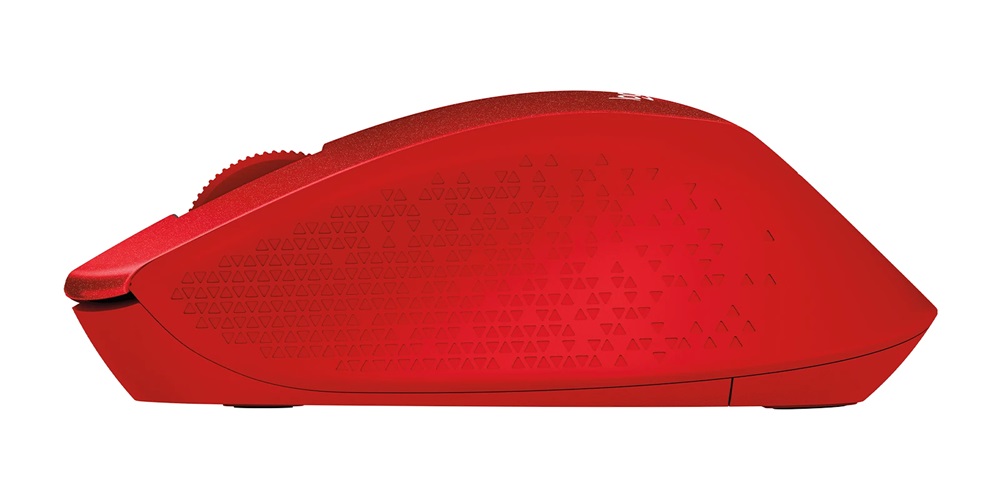 Logitech M330 Silent vezeték nélküli piros egér